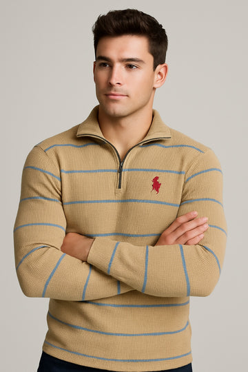 Men’s Long Sleeve Waffle Shirt – Premium Quality