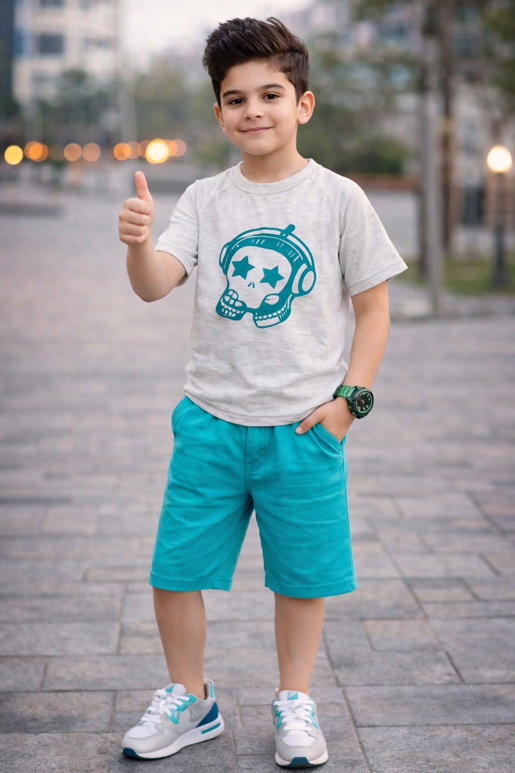 Kids Summer T-Shirt & Shorts Set
