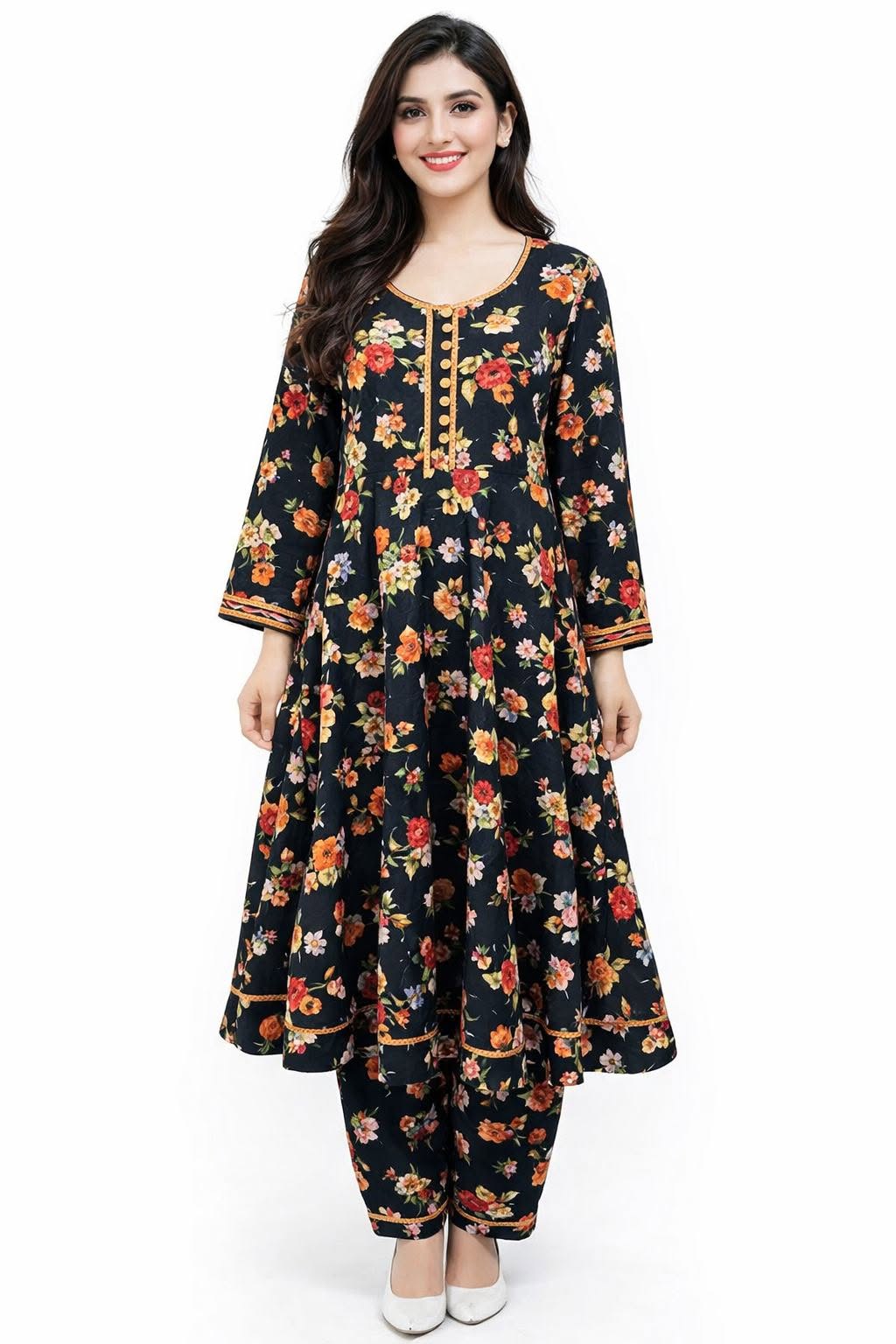 Floral Frock with Matching Trouser