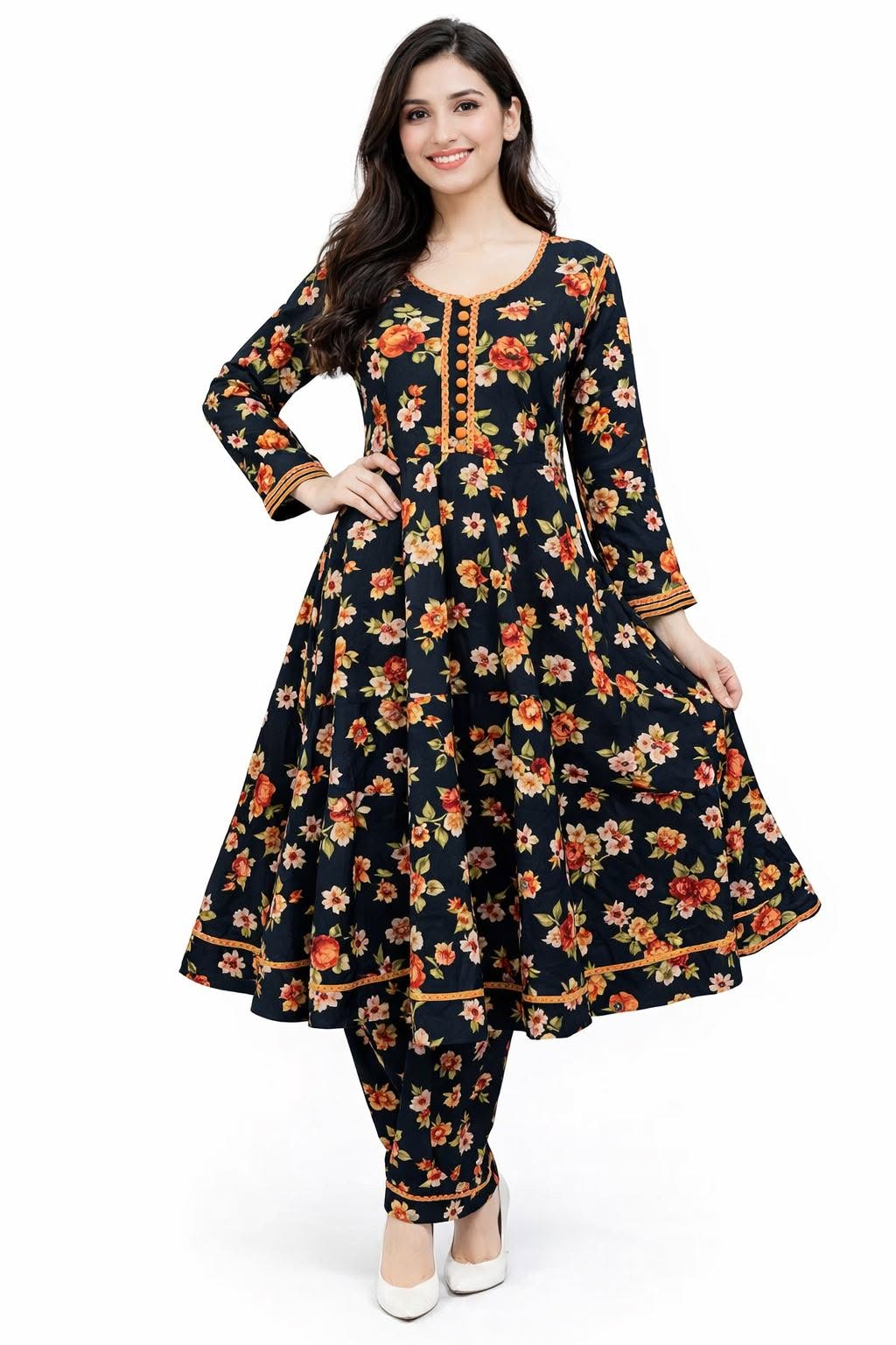 Floral Frock with Matching Trouser