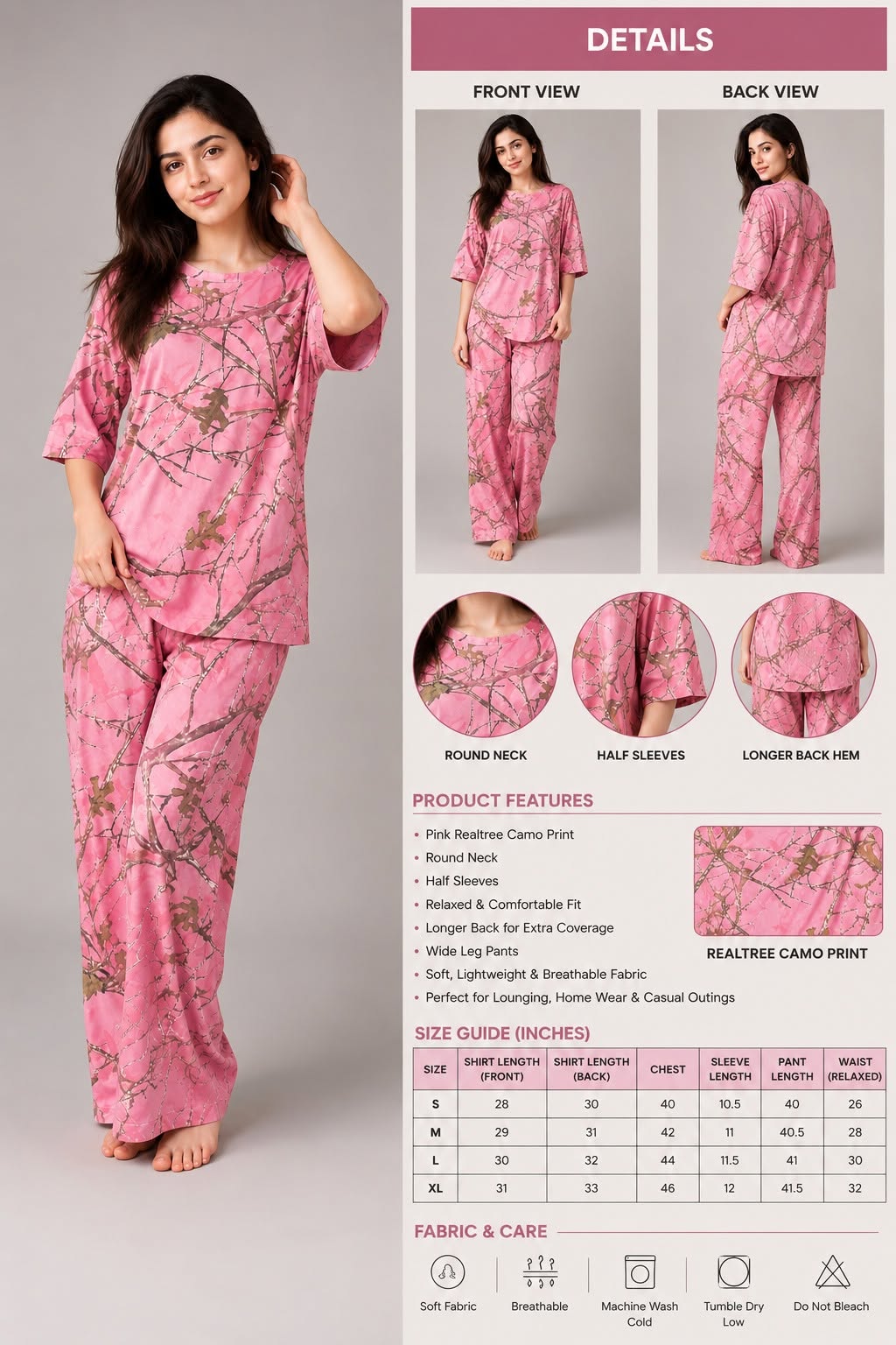 Realtree Camo Lounge Sets