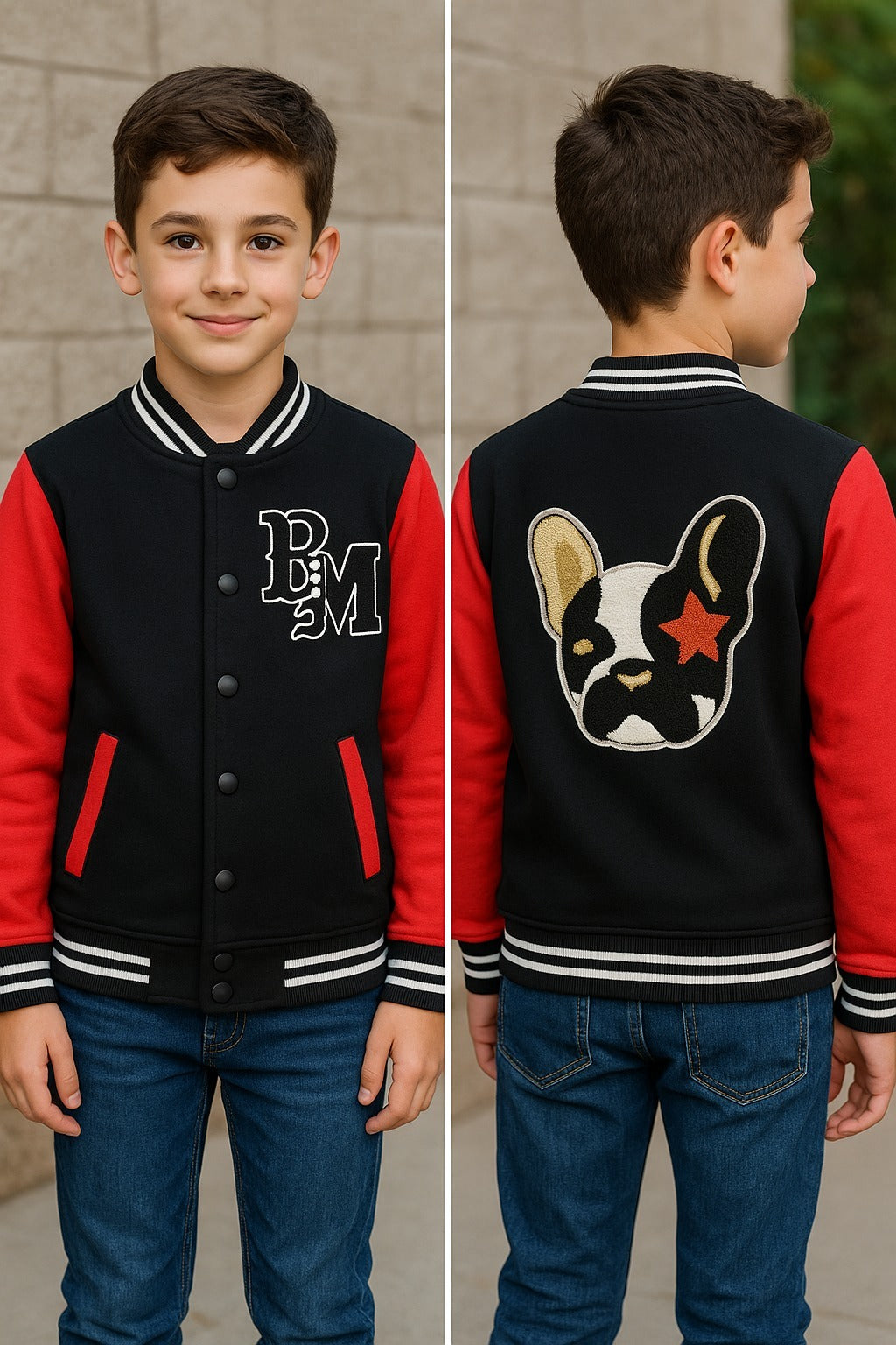 Kids baseball jacket