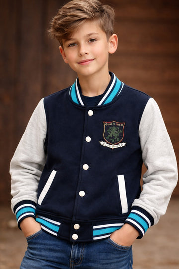 COZY KIDS' VARSITY JACKET - AT A STEAL!