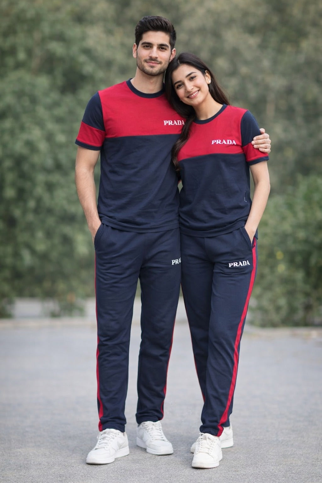 Unisex Summer Tracksuit T-Shirt & Trouser Set Casual Sports Wear